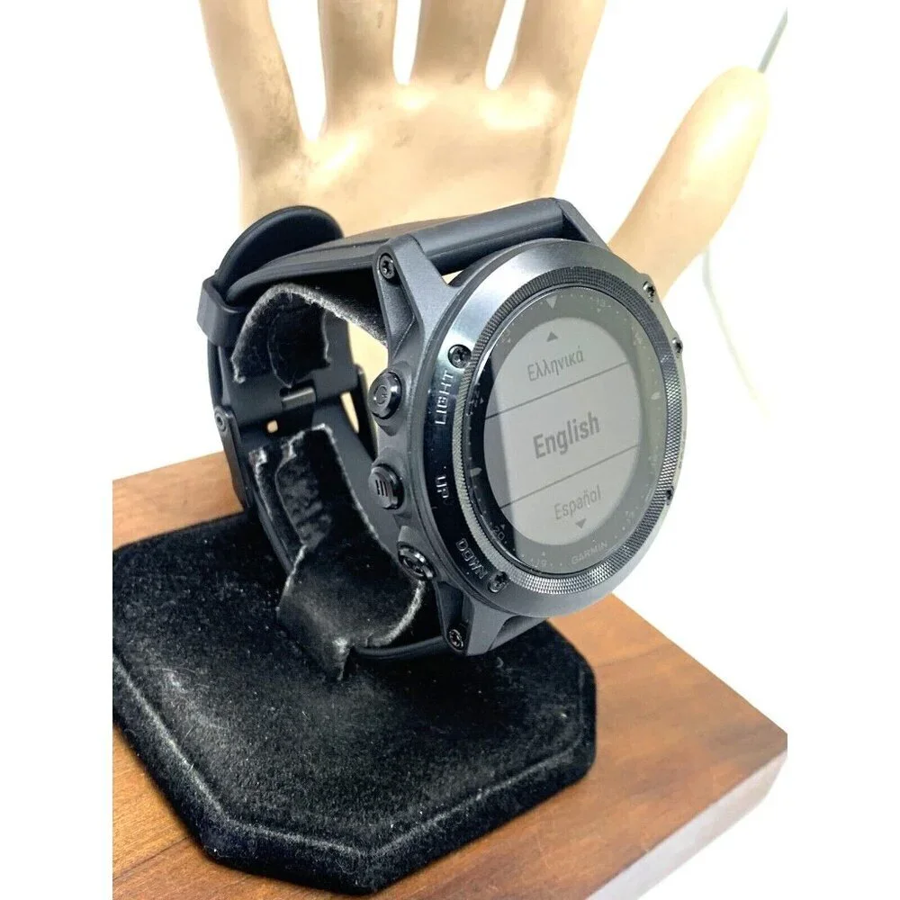 Garmin Tactix Bravo Men's Watch GPS Smartwatch Black Rubber Band 51mm
